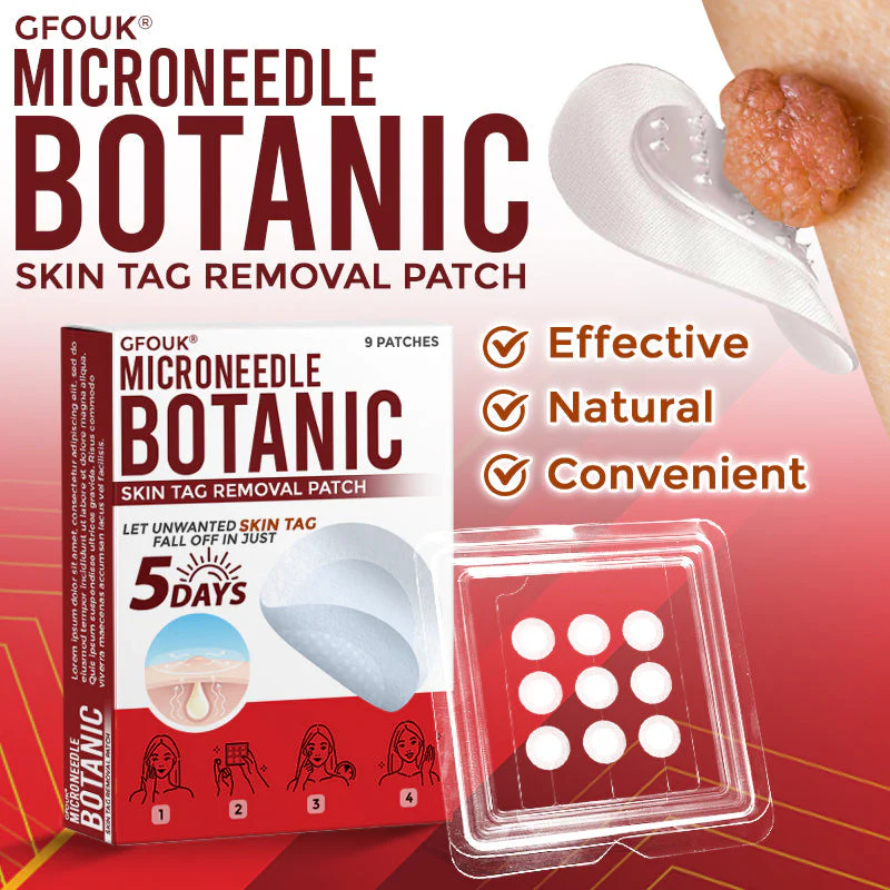 ✔GFOUK® MicroNeedle Botanic Skin Tag Removal Patch 🇺🇸 Made in the USA