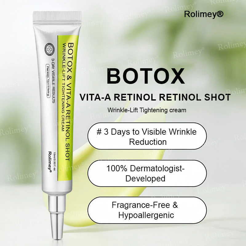 💞Made and shipped from the USA 💫Rolimey® Botox & Vita-A Retinol Shot Wrinkle-Lift Tightening cream - Last Day Promotion 70% OFF - Image 10