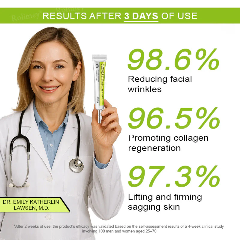 💞Made and shipped from the USA 💫Rolimey® Botox & Vita-A Retinol Shot Wrinkle-Lift Tightening cream - Last Day Promotion 70% OFF - Image 12