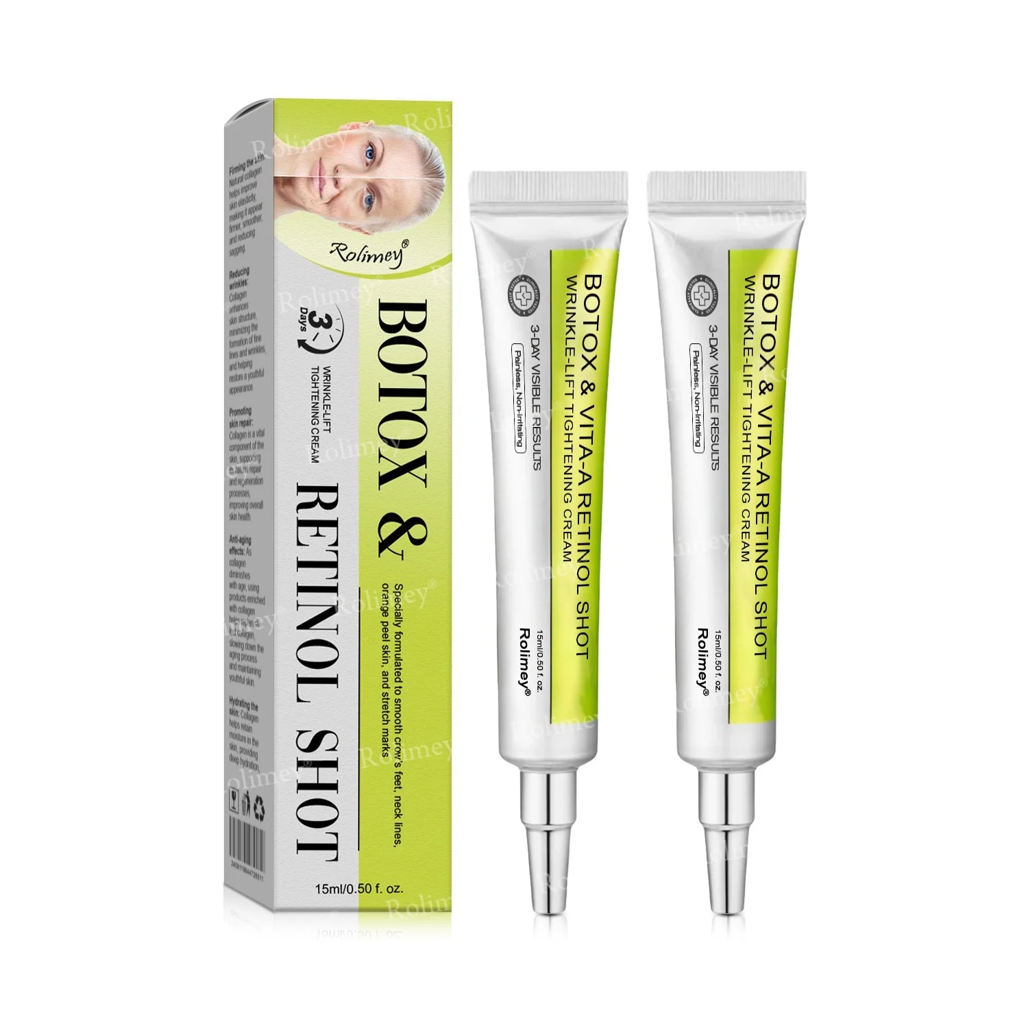 💞Made and shipped from the USA 💫Rolimey® Botox & Vita-A Retinol Shot Wrinkle-Lift Tightening cream - Last Day Promotion 70% OFF - Image 20
