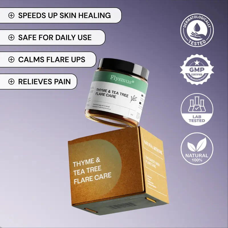 Flysmus®Tea Tree Flare Care| Cystic Acne and Bumps Treatment Skincare Daily Pimple - Image 6